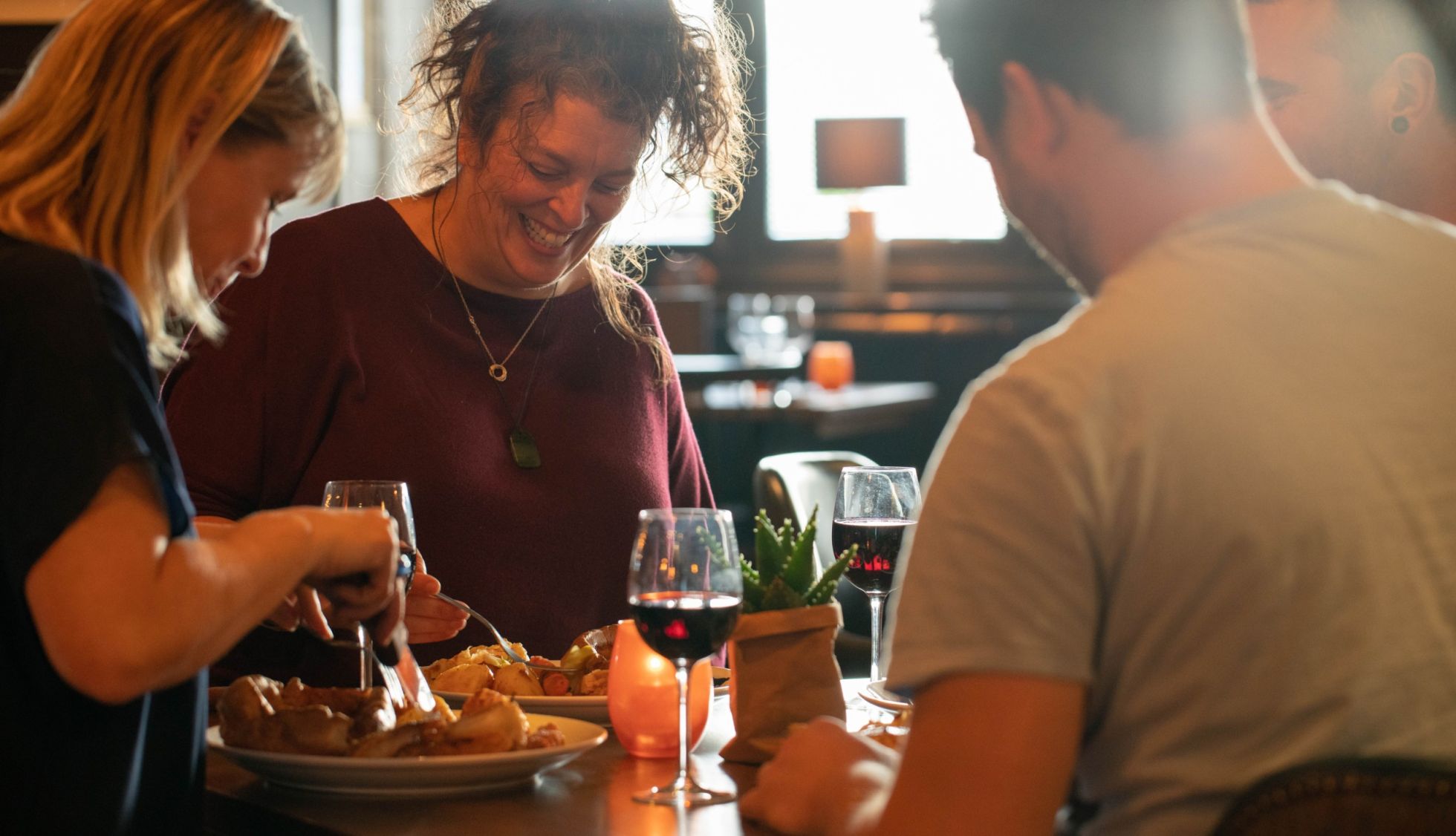 Diners at Table